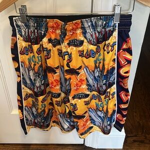 Flow Society Flow City NYC lacrosse shorts size YXL